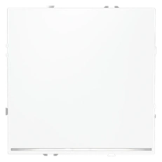 Изображение Выключатель одноклавишный с подсветкой белый матовый Voltum S70