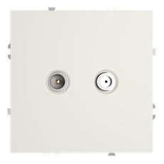 Изображение Розетка телевизионная встраиваемая VOLTUM S70 оконечная TV+SAT (хлопок)